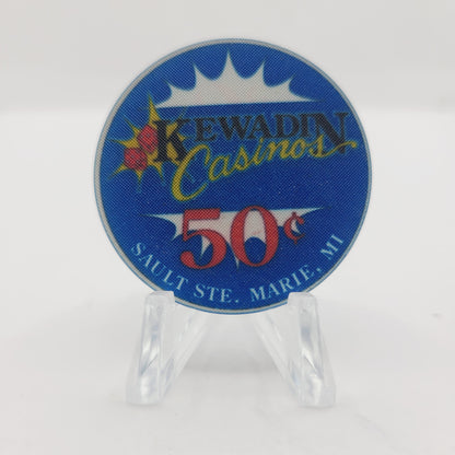 Kewadin Hotel Casino Sault Ste.Marie Michigan 1993 $.50 Casino Chip