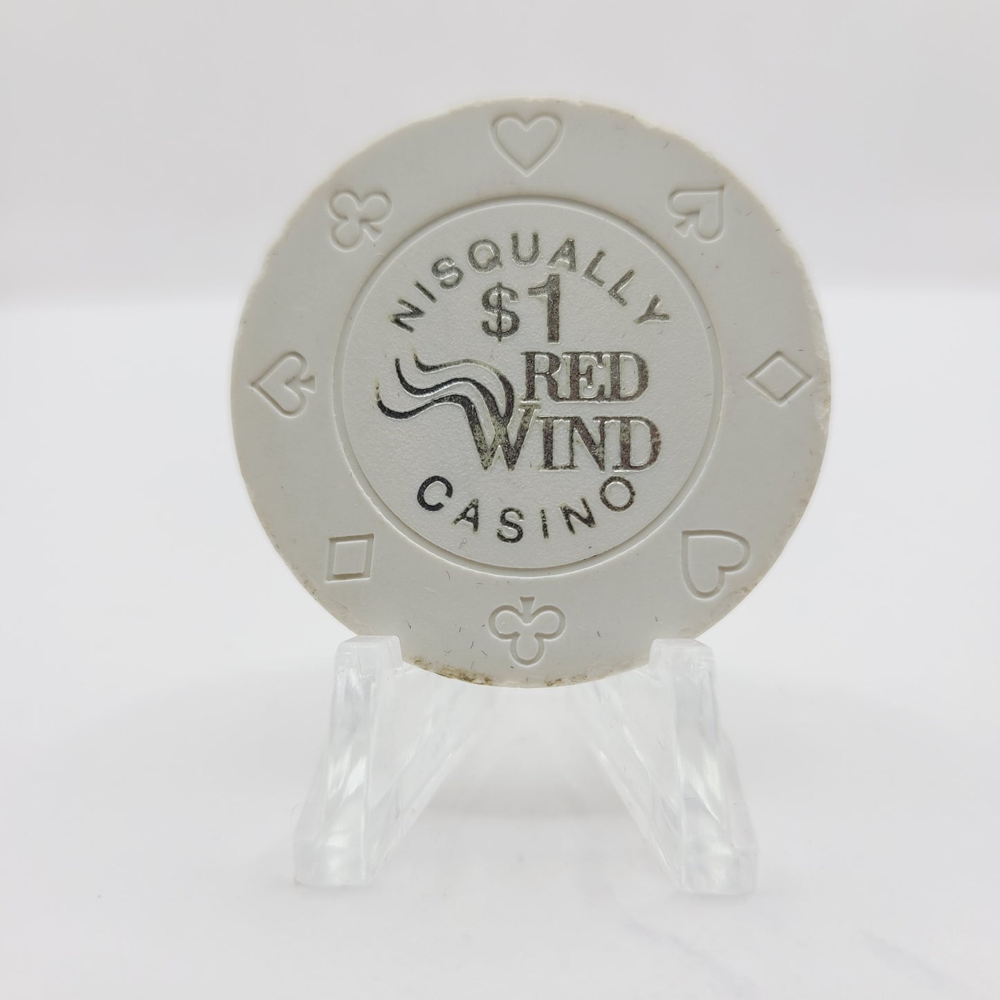 Red Wind Casino Olympia Washington 1997 $1 Casino Chip