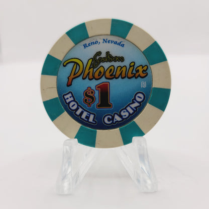 Golden Phoenix Casino Reno Nevada 2002 $1 Casino Chip E0685