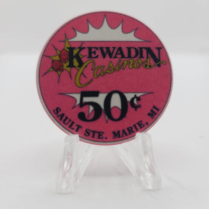 Kewadin Hotel Casino Sault Ste.Marie Michigan $.50 Casino Chip