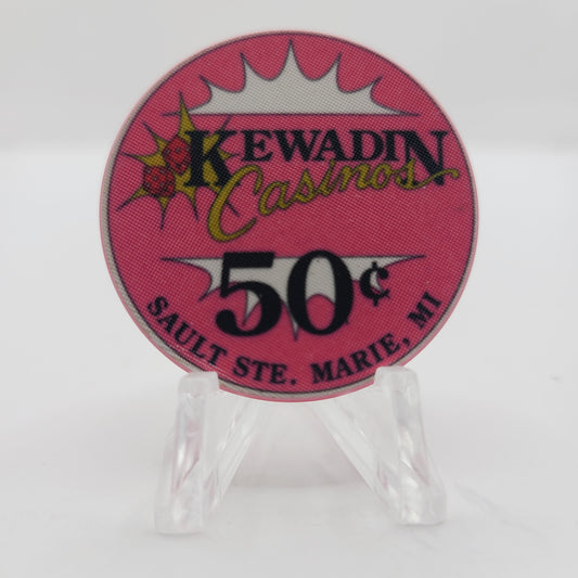 Kewadin Hotel Casino Sault Ste.Marie Michigan $.50 Casino Chip