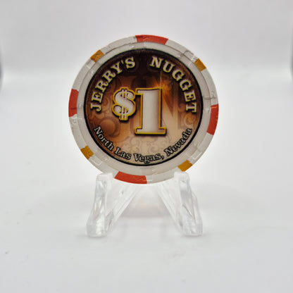 Jerry’s Nugget Casino Las Vegas Nevada 2001 $1 Casino Chip V9244