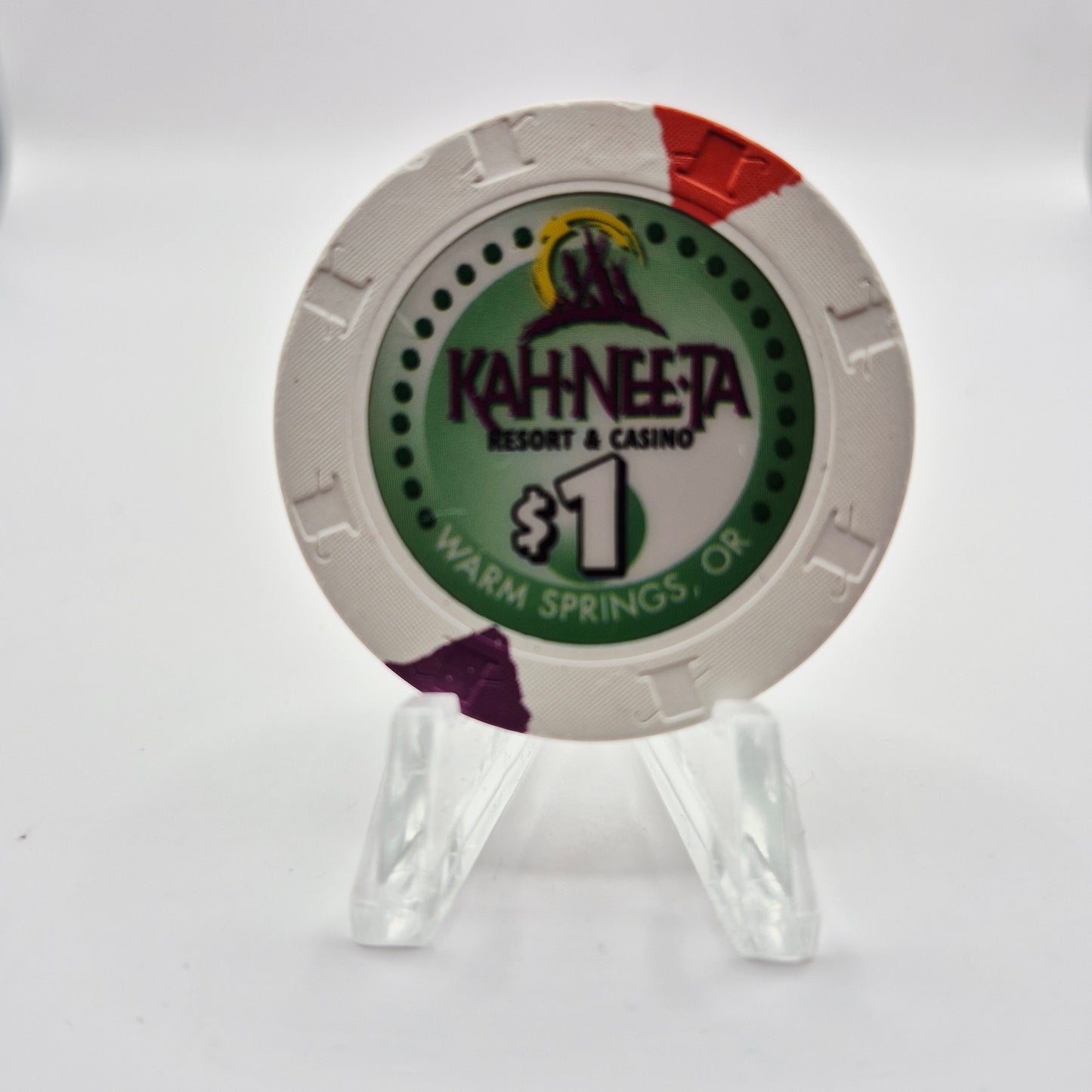 Kah-Nee-Ta Resort Casino Warm Springs Oregon $1 Casino Chip