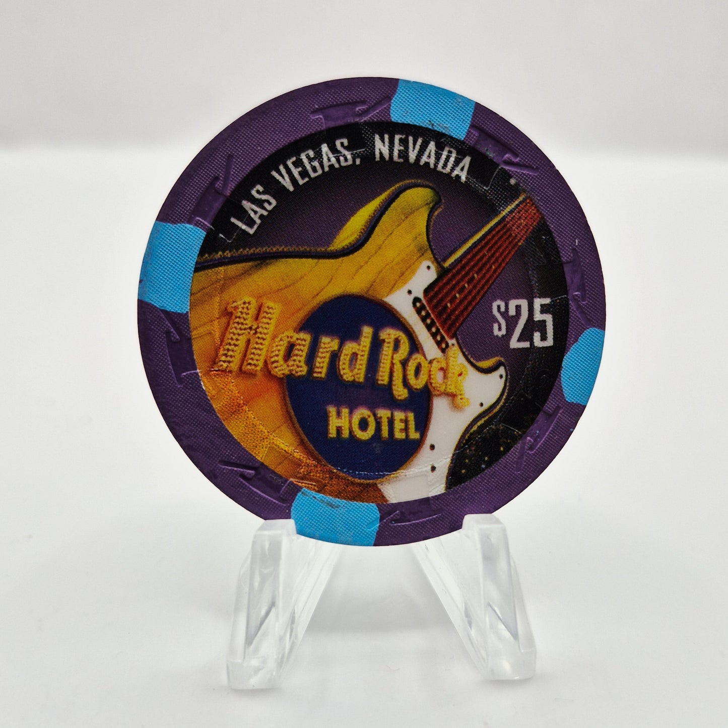 Hard Rock Hotel Casino Las Vegas Nevada 2000 43mm $25 Casino Chip E4359