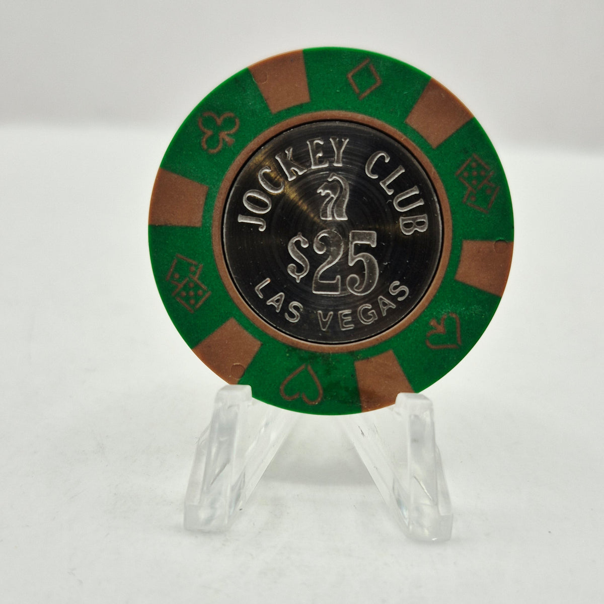 Jockey Club Casino Las Vegas Nevada 1983 $25 Casino Chip N1803 (Never Opened)