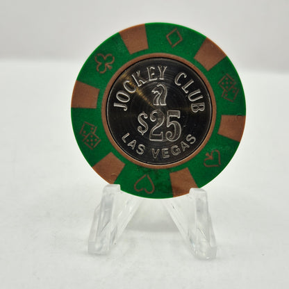 Jockey Club Casino Las Vegas Nevada 1983 $25 Casino Chip N1803 (Never Opened)