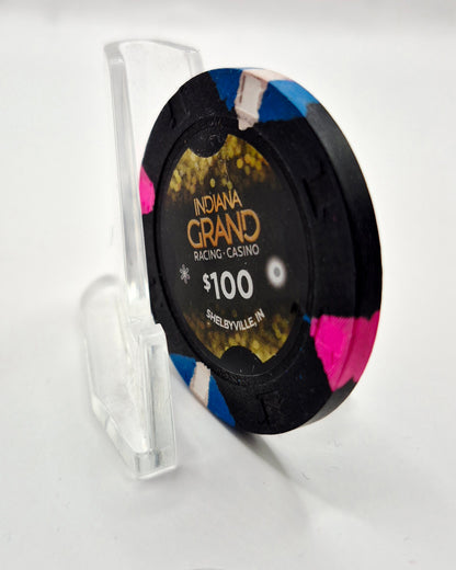 Indiana Grand Hotel Casino Shelbyville Indiana $100 Casino Chip