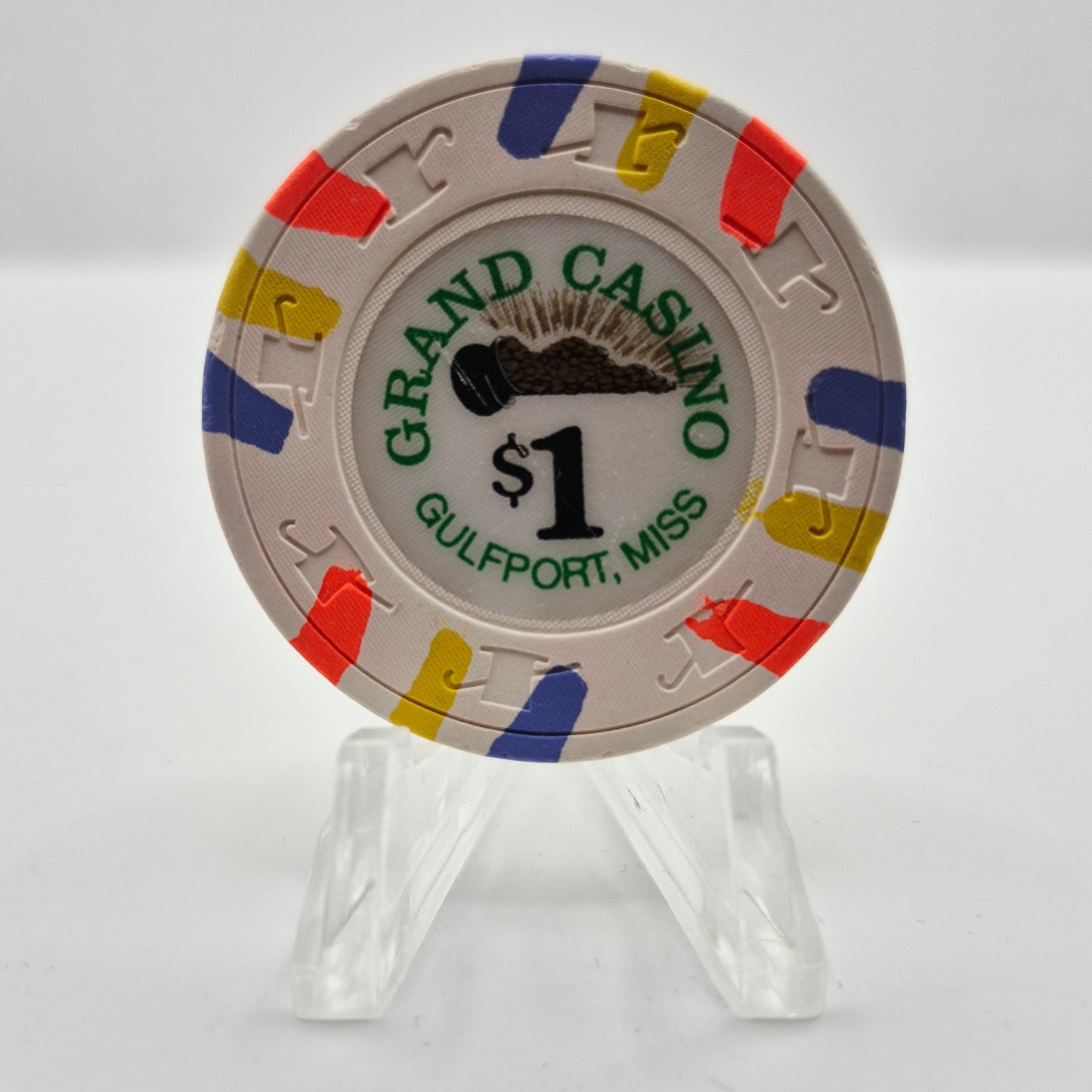 Grand Riverboat Casino Gulfport Mississippi $1 Casino Chip