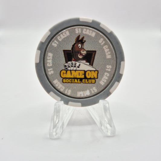 Game on Social Club College Station Texas $1 Casino Chip