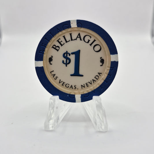 Bellagio Hotel Casino Las Vegas Nevada 1998 $1 Casino Chip V2126