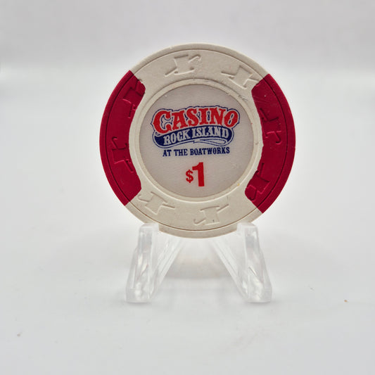 Casino Rock Island Rock Island Illinois $1 Casino Chip