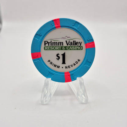 Primm Valley Resort & Casino Primm Nevada 1997 $1 Casino Chip V1331