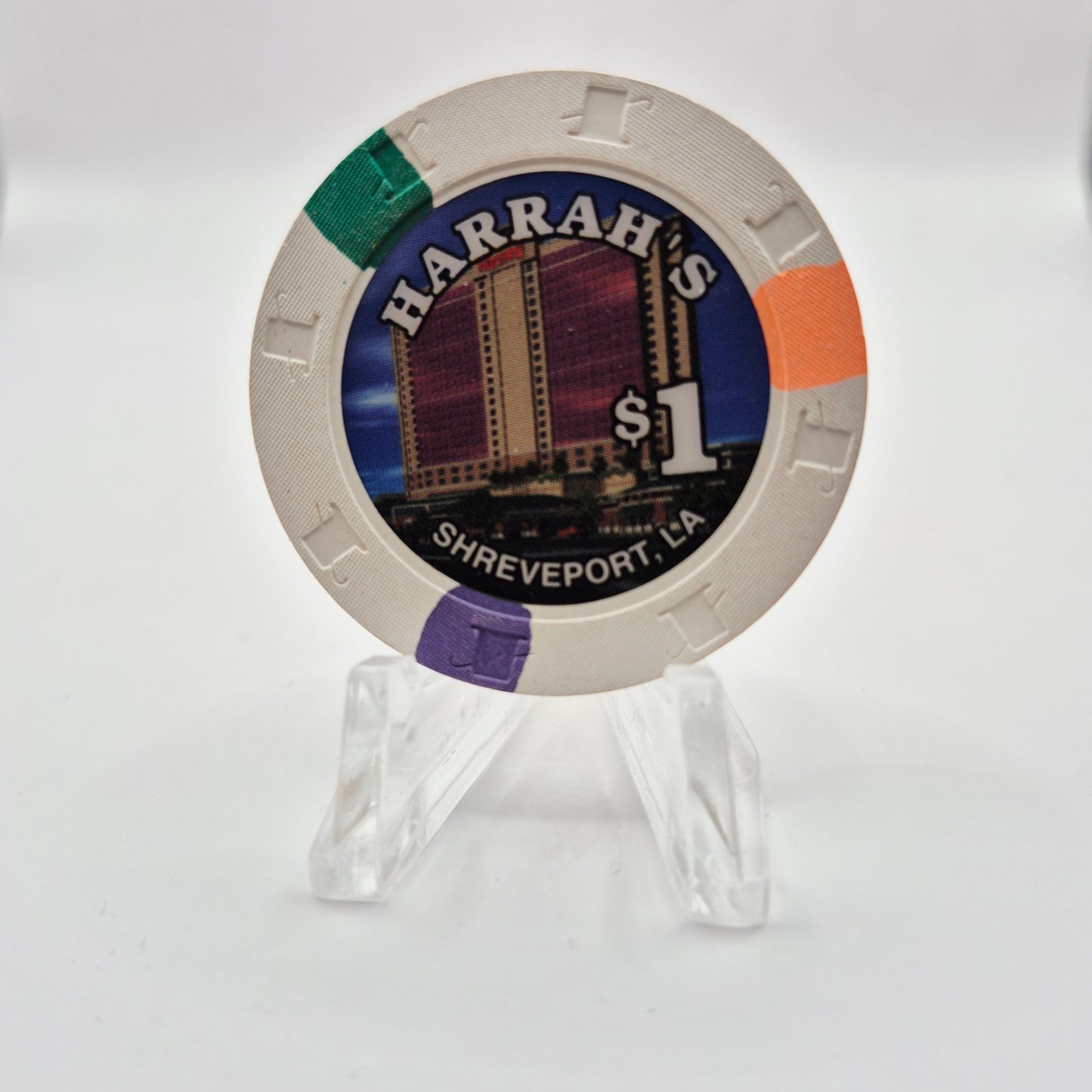 Harrah's Hotel Casino Shreveport Louisiana 2001 "Aromas" $1 Casino Chip