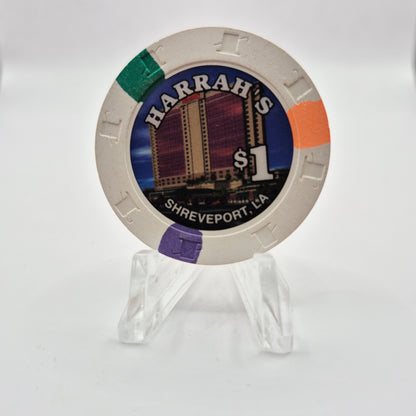 Harrah's Hotel Casino Shreveport Louisiana 2001 "Aromas" $1 Casino Chip