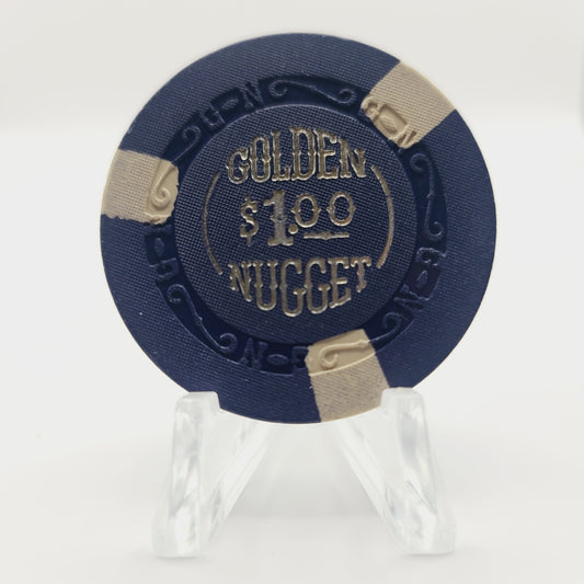 Golden Nugget Hotel Casino Las Vegas Nevada 1960's $1 Casino Chip N1722