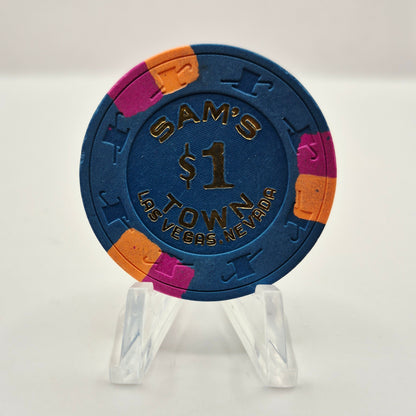 Sam's Town Casino Las Vegas Nevada 1986 $1 Casino Chip N7816
