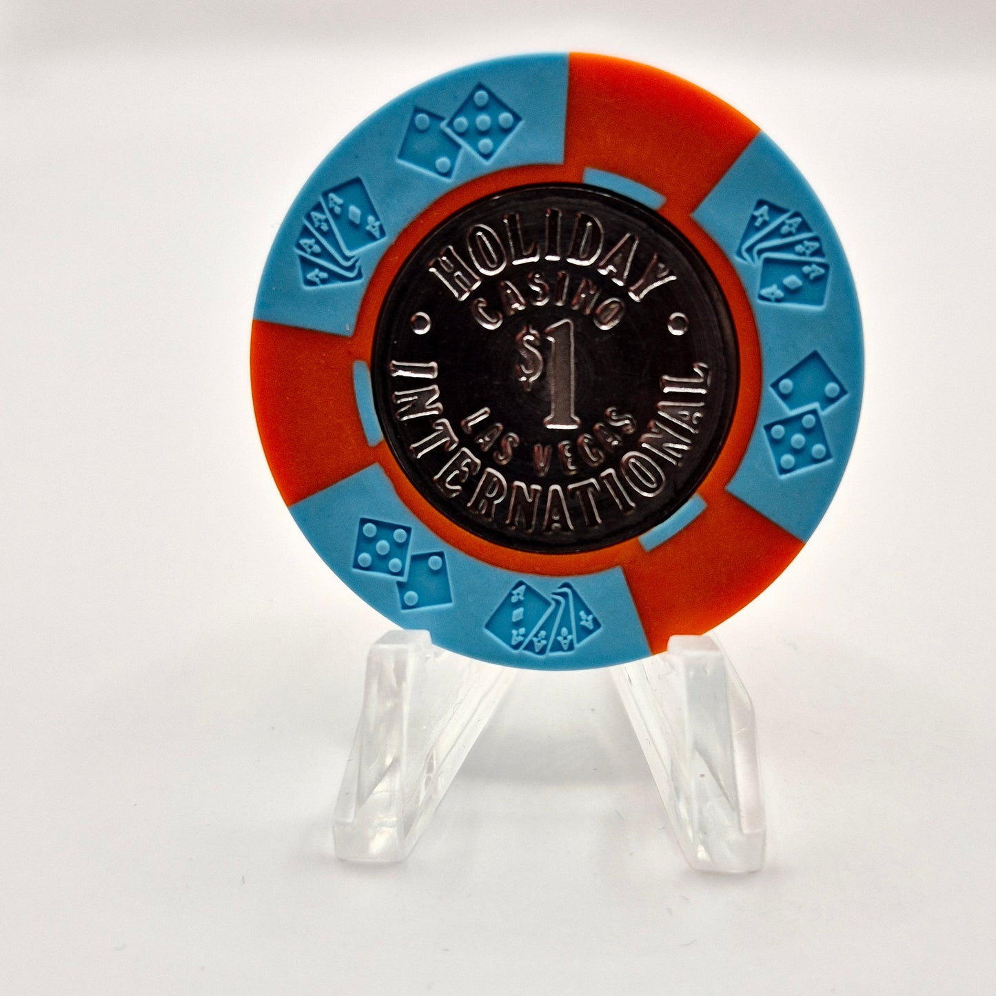 Holiday International Casino Las Vegas Nevada Coin Inlay $1 Casino Chip N1757