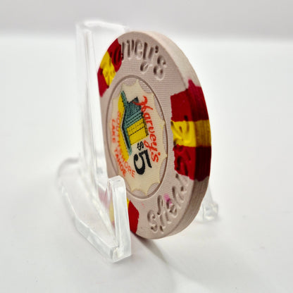 Harvey's "Wagon Wheel" Casino Lake Tahoe Nevada 1970's $5 Casino Chip N8570
