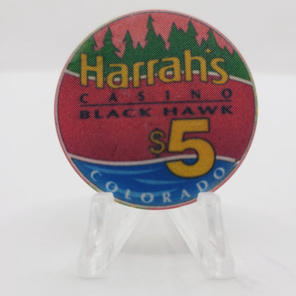 Harrah's Casino Black Hawk Colorado $5 Casino Chip