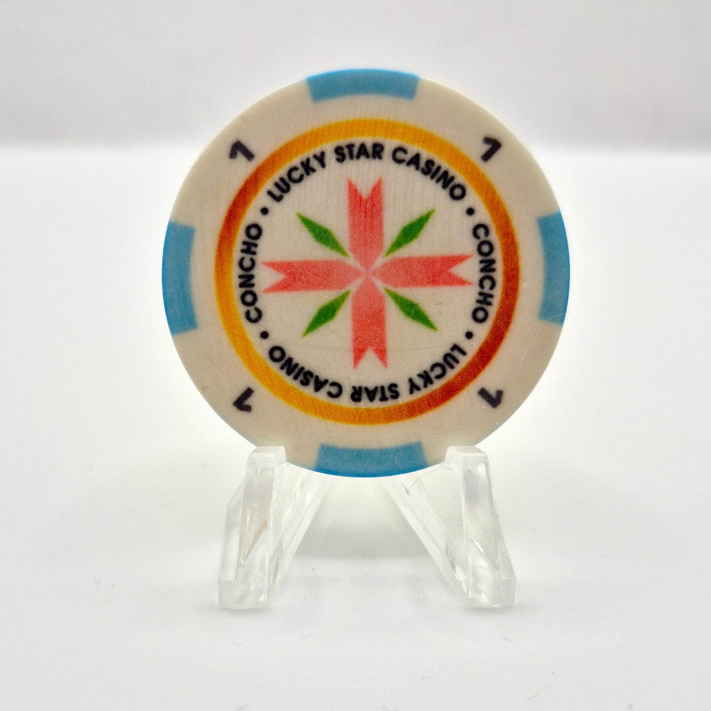 Lucky Star Casino Concho Oklahoma $1 Casino Chip