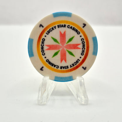 Lucky Star Casino Concho Oklahoma $1 Casino Chip