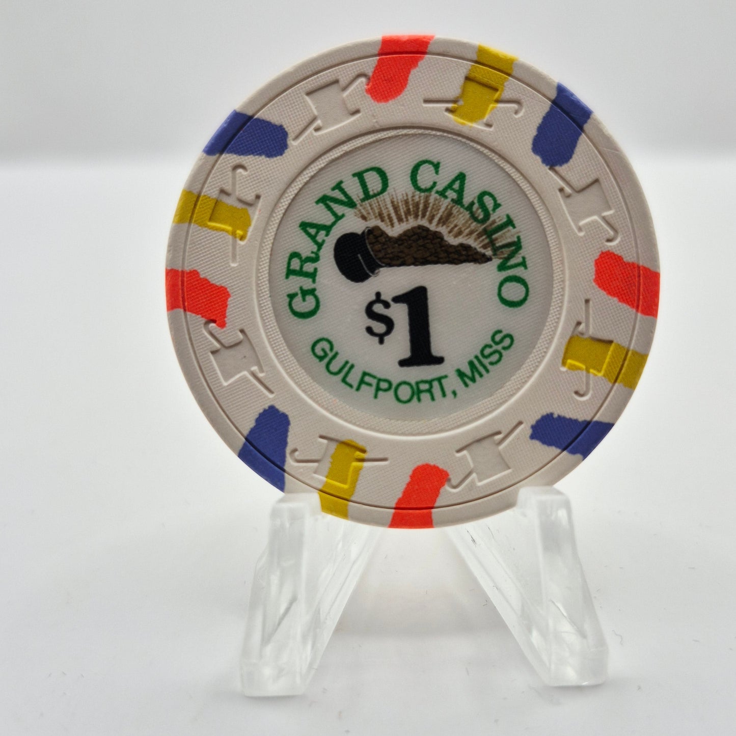 Grand Riverboat Casino Gulfport Mississippi $1 Casino Chip