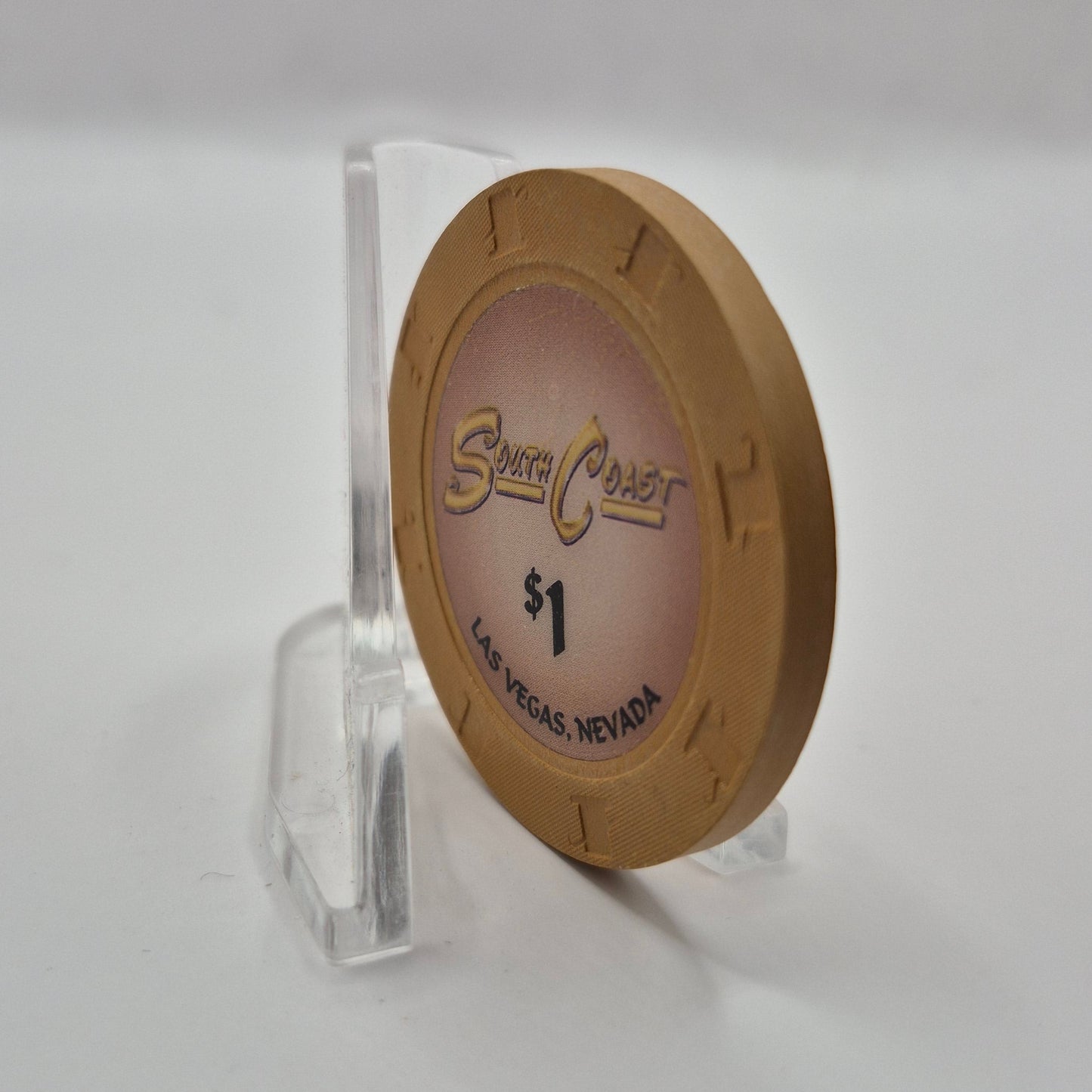 South Coast Hotel CASINO  2005 $1 Casino Chip E4955 *UNC