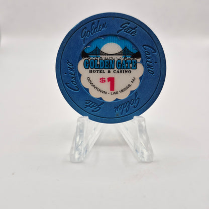 Golden Gate Casino Las Vegas Nevada 2001 $1 Casino Chip V6572