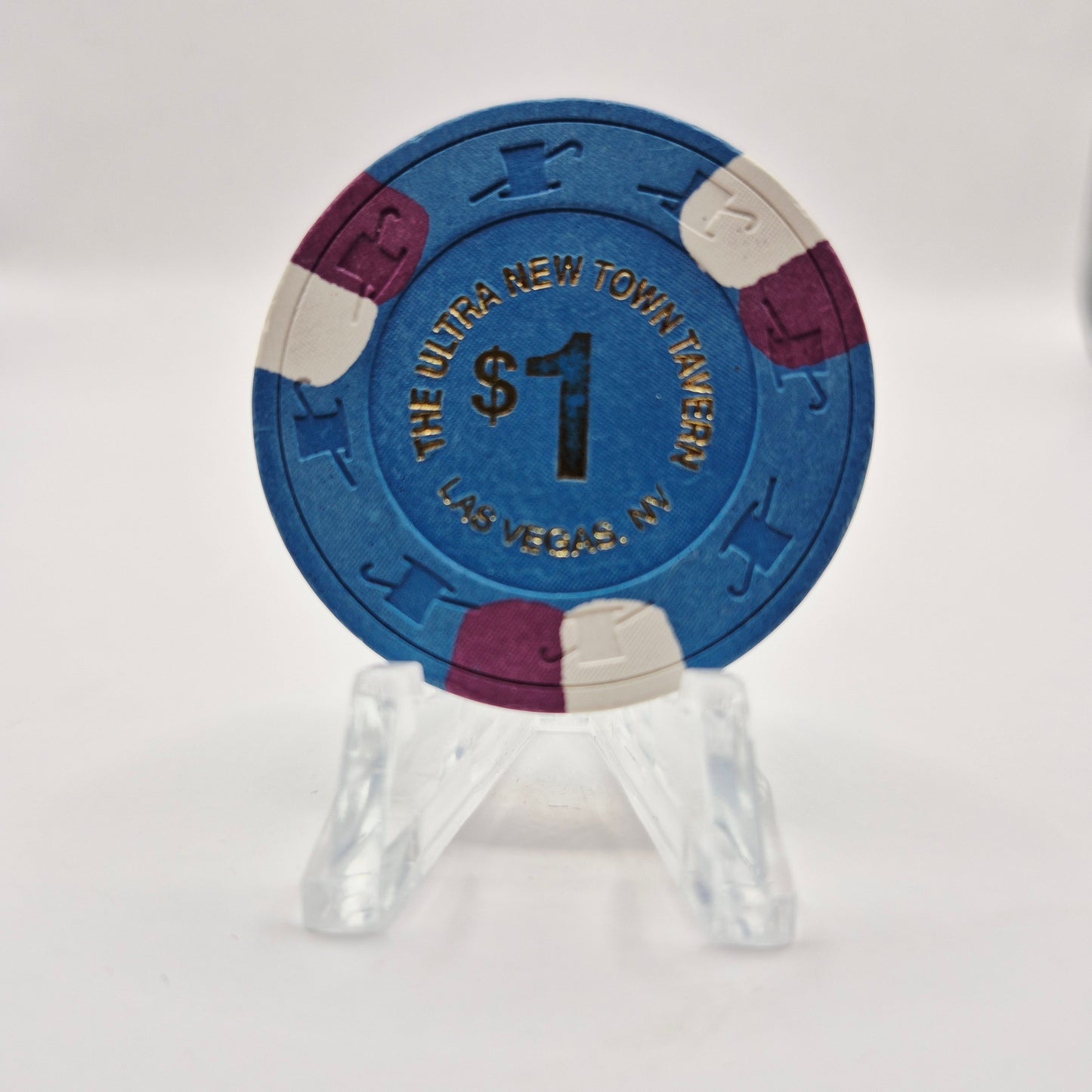 New Town Tavern Casino Las Vegas Nevada 1998 $1 Casino Chip V3517