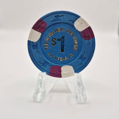 New Town Tavern Casino Las Vegas Nevada 1998 $1 Casino Chip V3517