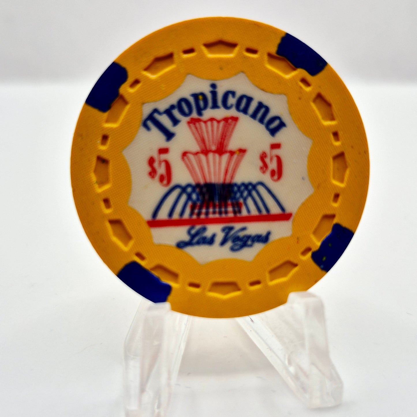 Tropicana Hotel Casino Las Vegas Nevada 1956 $5 Casino Chip N2271