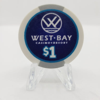 West Bay Casino Kingsston Oklahoma $1 Casino Chip