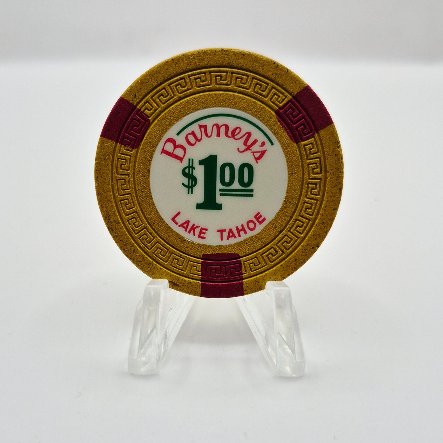 Barney's Casino Lake Tahoe Nevada 1963  $1 Casino Chip N4959