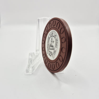 Horseshoe Hotel Casino Las Vegas Nevada 1976 $.25 Casino Chip N1767 *Circulated