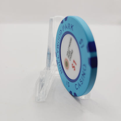 Hollywood Park Card Room Casino Inglewood California $1 Casino Chip