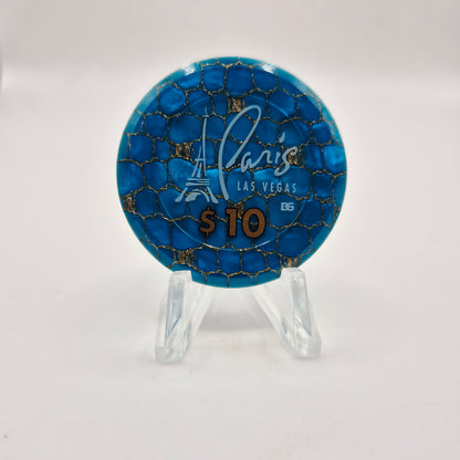 Paris Hotel Casino Las Vegas Nevada 1999 $10 Jeton  Casino chip V5207