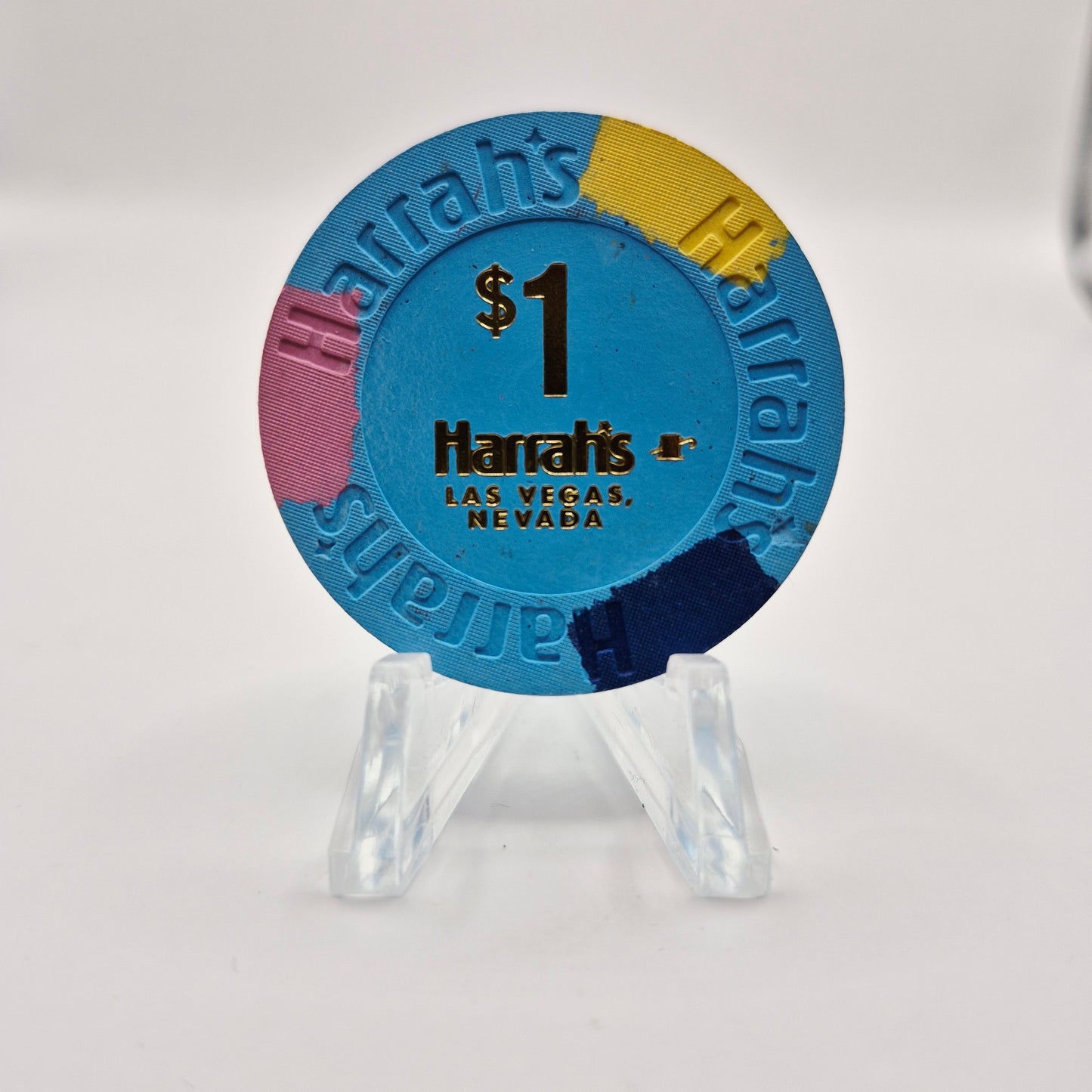 Harrahs Hotel Casino Las Vegas Nevada "2023" $1 Casino  Chip