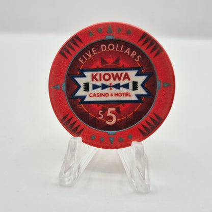 Kiowa Casino Devol Oklahoma 2025 $5 Casino Chip