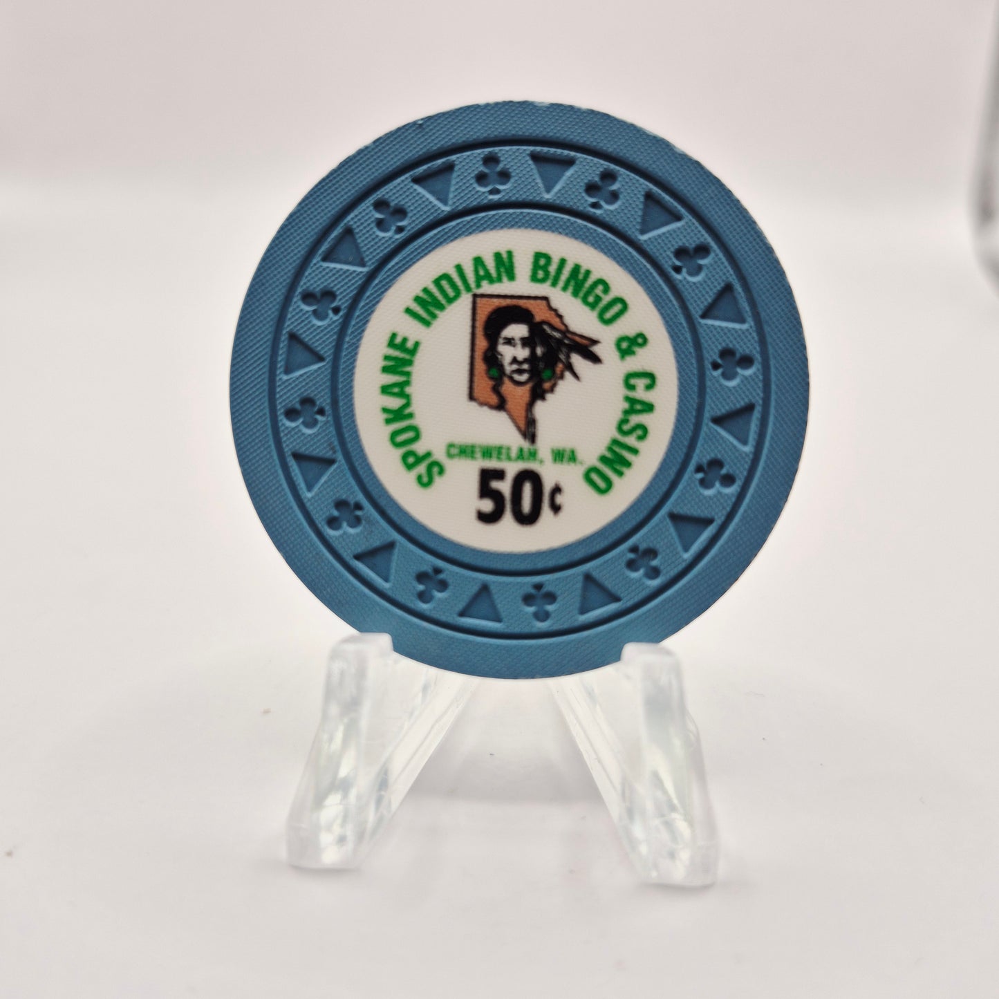 Spokane Indian Bingo & Casino Chewelah Washington $.50 Casino Chip