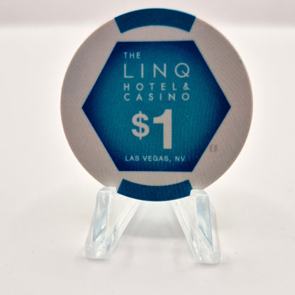 The Linq Hotel Casino Las Vegas Nevada 2014 $1 Casino Chip D1633 (Total Rewards)