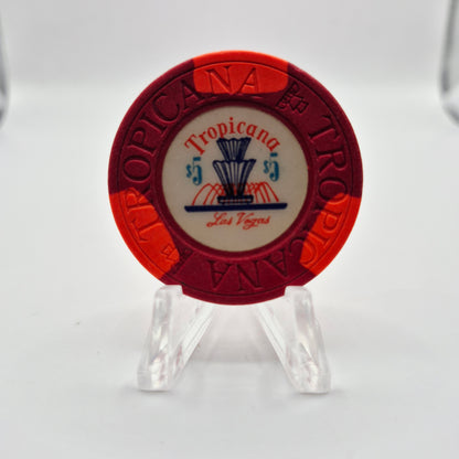 Tropicana Casino Las Vegas Nevada 1972 $5 Casino Chip N2267 **Circulated