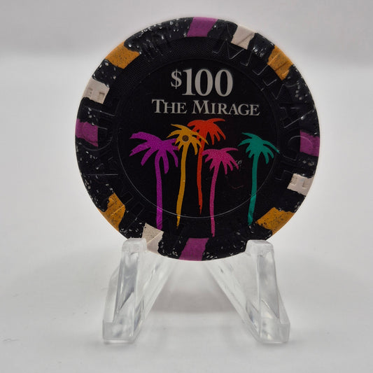 Mirage Hotel Casino Las Vegas Nevada 1996 $100 Casino Chip