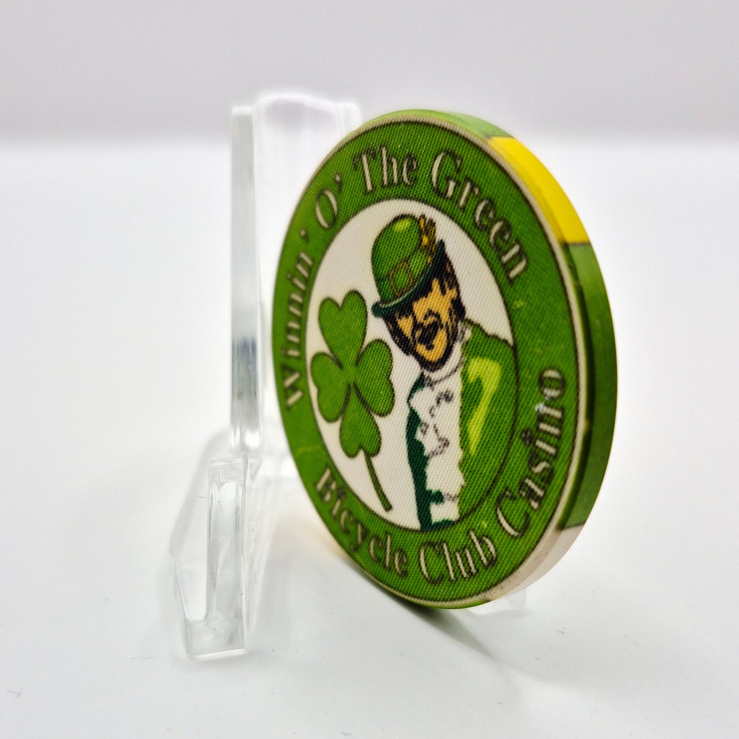 Bicycle Club Casino Bell Gardens California $25 NCV Casino Chip "WINTER O' THE GREEN"