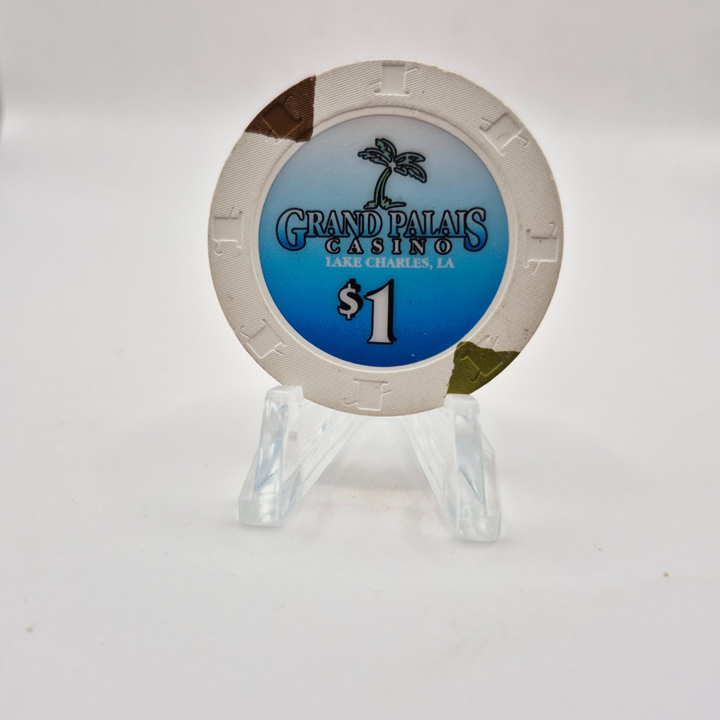 Grand Palais Casino Lake Charles Louisiana $1 Casino Chip
